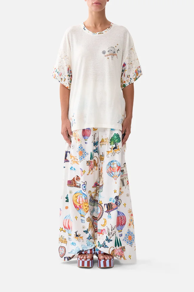 Camilla eBoutique PANELLED SIDE SPLIT TEE KAPADOKYA KITSCH from CAMILLA, photo 1 of 1