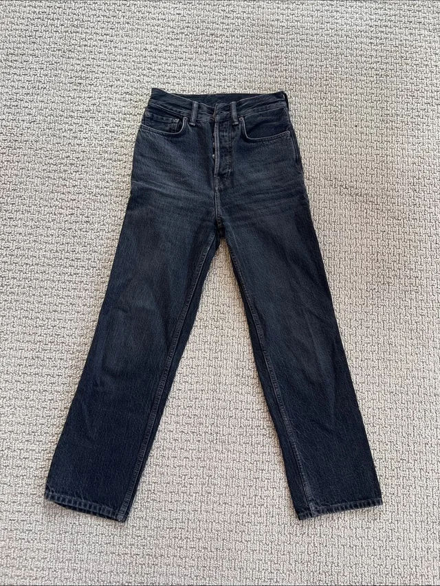 Acne Studios Mece Jeans In Vintage Black, 25 X 30 in blue|black from Poshmark
