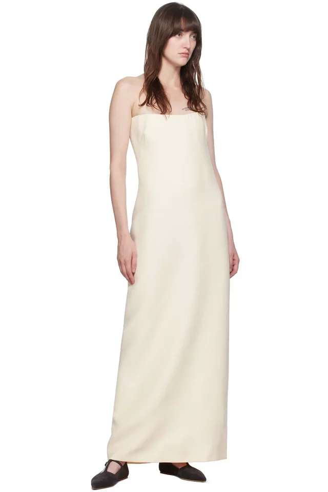 Gabriela Hearst Off-White Opus Maxi Dress, photo 4 of 4 from SSENSE