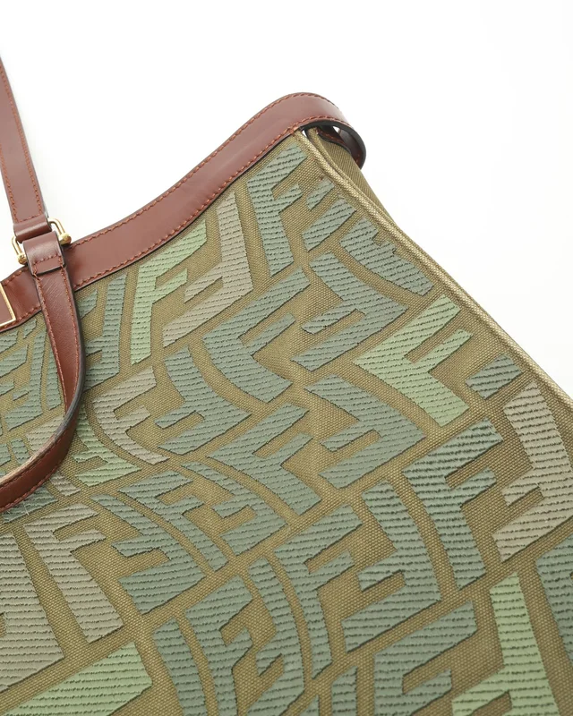 Fendi Peekaboo X Tote Bag in Canvas from A Retro Tale, photo 6 of 8