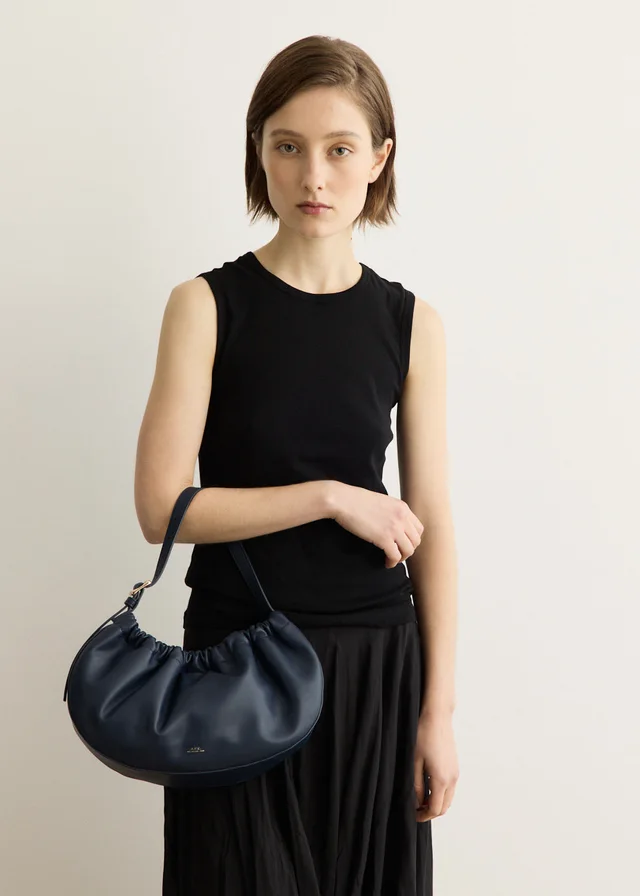 A.P.C. Ninon Hoop Bag in Blue from Incu, photo 1 of 1
