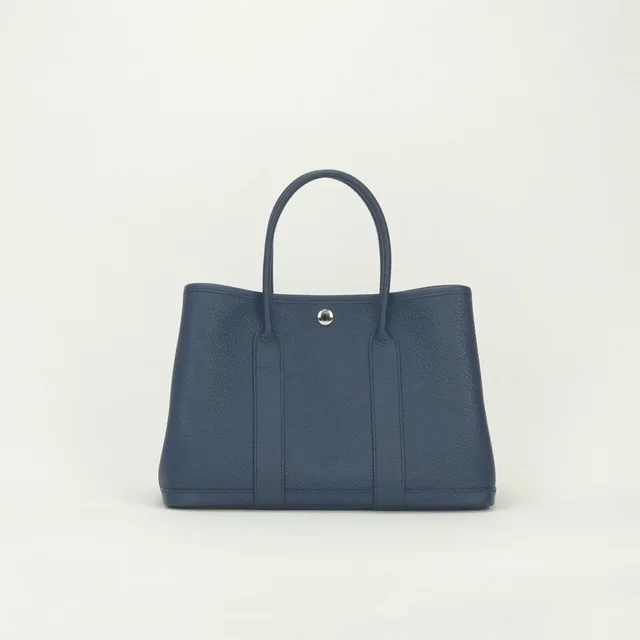 Hermès Garden Party TPM 30 Tote Bag Country Blue Electric Blueelectric in Blue from The Reluxe