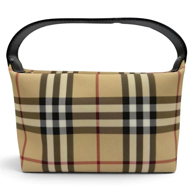 Burberry London Check Coated Canvas Handbag in Coated canvas from LuxUness