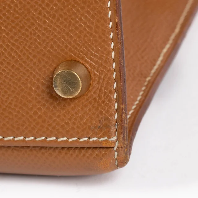 Hermès Kelly 35 Gold Courchevel GHW in Gold Leather from Labellov, photo 12 of 16