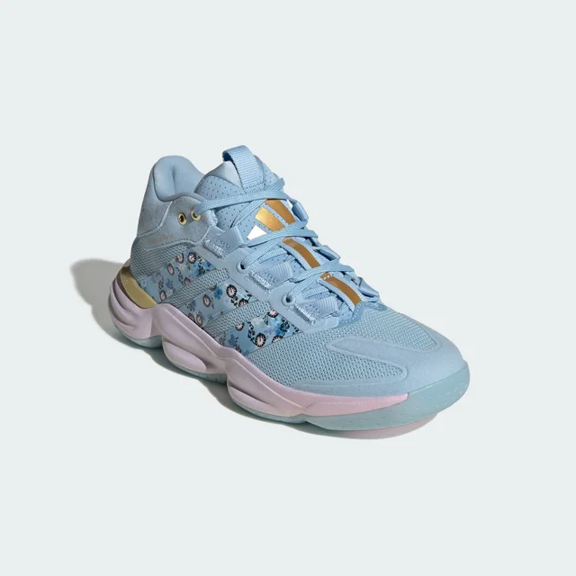 Adidas Disney Princess Court Stabil Indoor Shoes in Blue, photo 6 of 9 from adidas (US)