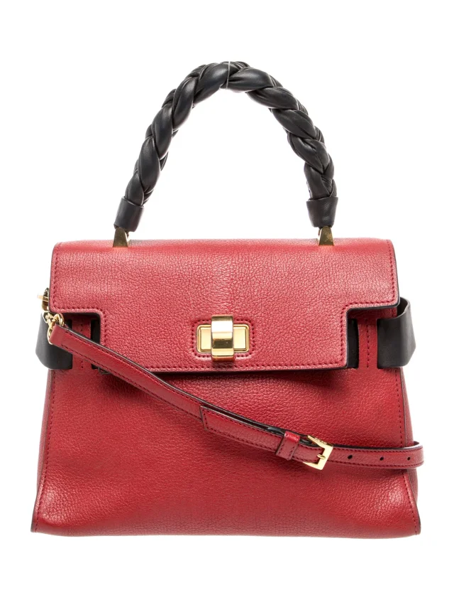 Miu Miu Goat Leather Shoulder Bag in red Goatskin from The RealReal