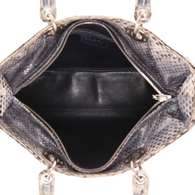 Lady Dior handbag in Beige Python from Collector Square, photo 5 of 5
