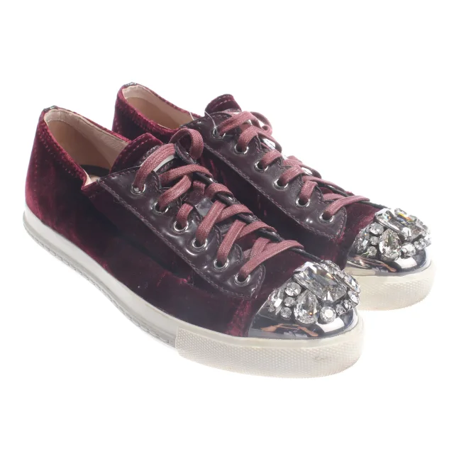 Miu Miu Sneaker EUR 37,5 Bordeaux in Rot from Buddy And Selly