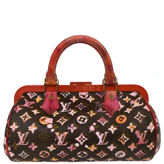 Louis Vuitton 2008 Monogram Watercolor Papillon Frame M95730 in Canvas from AMORE Vintage Tokyo