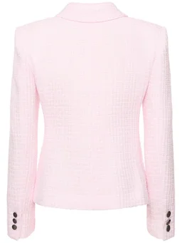 Alessandra Rich Short jacket with central buttoning in 87% Polyamide, 13% Polyester, photo 5 of 5 from LUISAVIAROMA