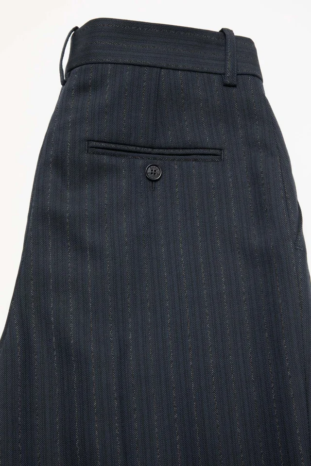 Acne Studios PINSTRIPE WOOL SUIT TROUSERS, photo 3 of 6 from SENSER
