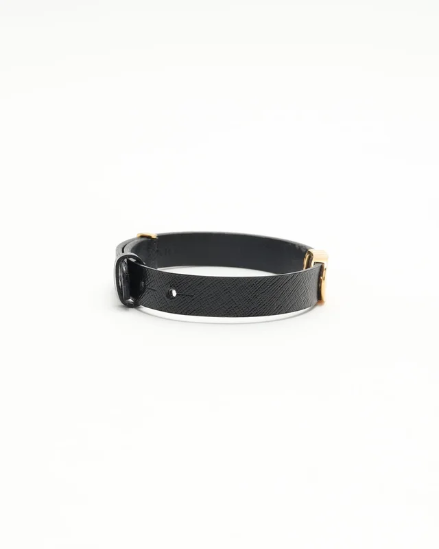Bvlgari Parentesi Bracelet in 18 Yellow Gold and Leather in Yellow Leather from A Retro Tale, photo 4 of 6