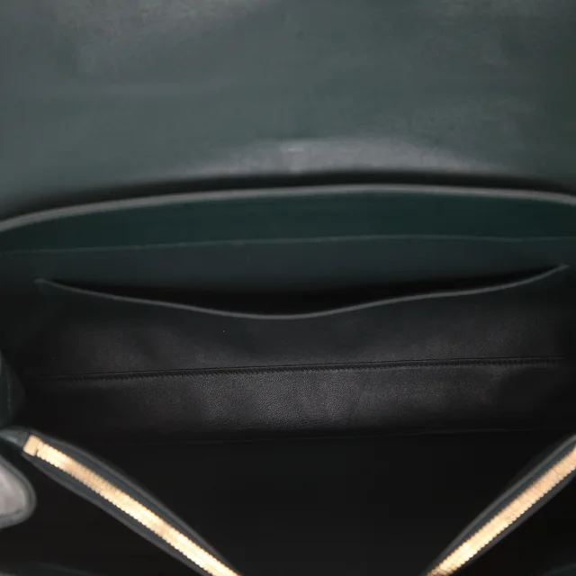 Celine 16 handbag in Green Leather from Collector Square, photo 4 of 5