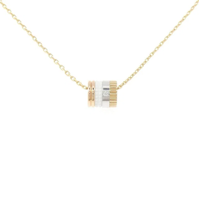 Boucheron Quatre White Small Au750 Necklace in White from LuxUness