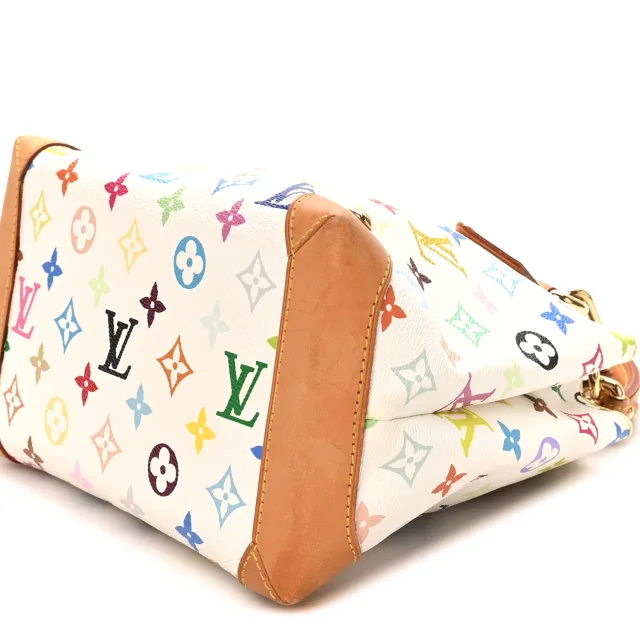 Louis Vuitton Monogram Multicolor Audra White in White Coated canvas from FASHIONPHILE, photo 9 of 9