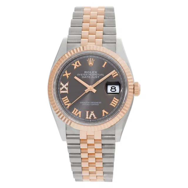 Unused Rolex Datejust 36mm 126231 in Stainless Steel, Rose Gold from Gray And Sons