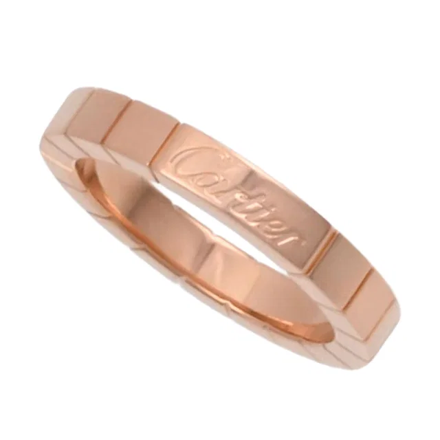 Cartier 18K Rainier Ring #48 Pink Gold in Pink from VINTAGE QOO TOKYO