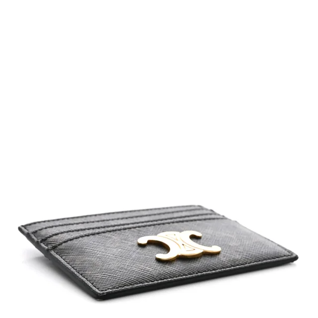 Celine Triomphe Canvas Triomphe Card Holder Tan in Brown Canvas from FASHIONPHILE, photo 4 of 8