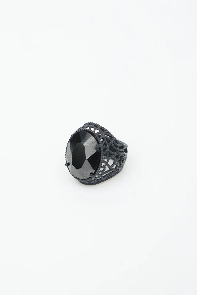 Bottega Veneta Faceted Oval Gemstone Ring from VSP Consignment