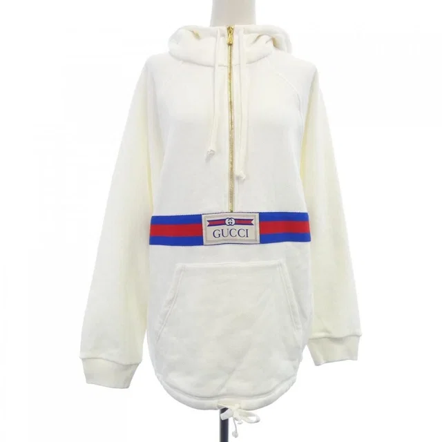 Gucci Web & Label Sweatshirt Hoodie from The Reluxe
