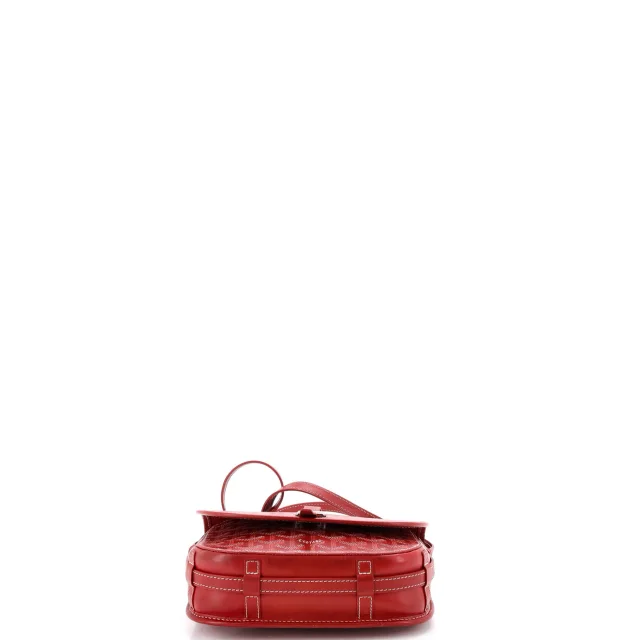 Goyard Belvedere II Messenger Bag Coated Canvas PM in red Coated canvas from Rebag, photo 4 of 7