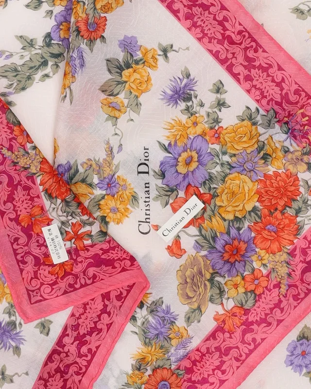 Dior 50 Cotton Scarf from A Retro Tale, photo 3 of 3