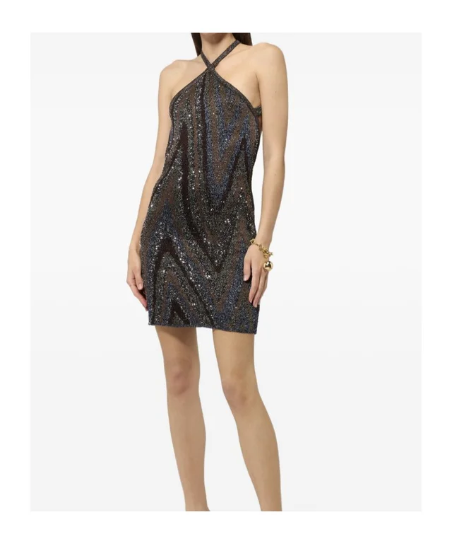 Missoni Metallic Zigzag Mini Dress, photo 2 of 4 from SENSER