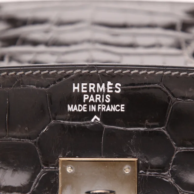 Hermès Birkin 35 cm handbag in Grey Crocodile from Collector Square, photo 4 of 6