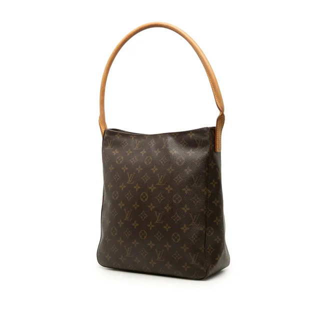 Brown Louis Vuitton Monogram Looping GM Shoulder Bag in Brown Coated canvas from Designer Revival, photo 2 of 2