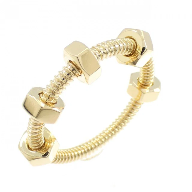 Cartier Ecrou 750 Yellow Gold Ring Size 17 in Yellow from LuxUness