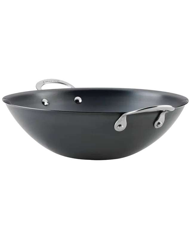Anolon N2 14in Carbon Steel Wok, image 1 of 1 from Rue La La