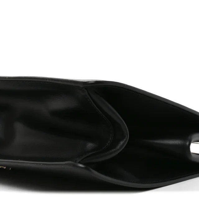 Prada City Calfskin Palm Tree Print Light Frame Bag Black Mare in Black Calfskin from FASHIONPHILE, photo 9 of 9