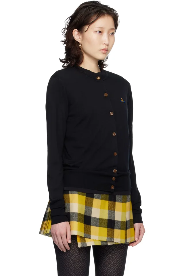 Vivienne Westwood Black Bea Cardigan, photo 2 of 4 from SSENSE