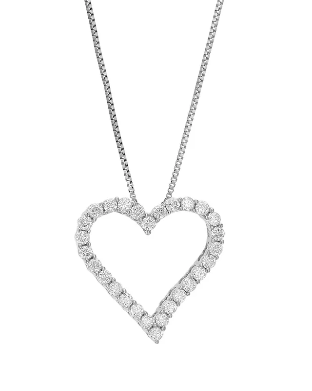 Amairah Silver 0.50 ct. tw. Lab-Grown Diamond Pendant, image 1 of 1 from Gilt