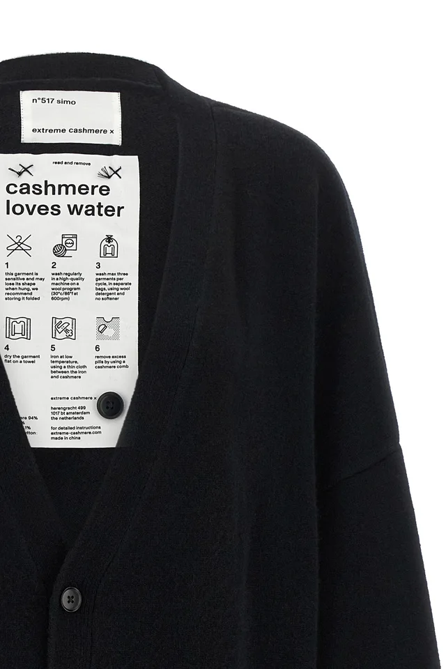 Extreme Cashmere Long-sleeve open-front cardigan, photo 3 of 4 from SENSER