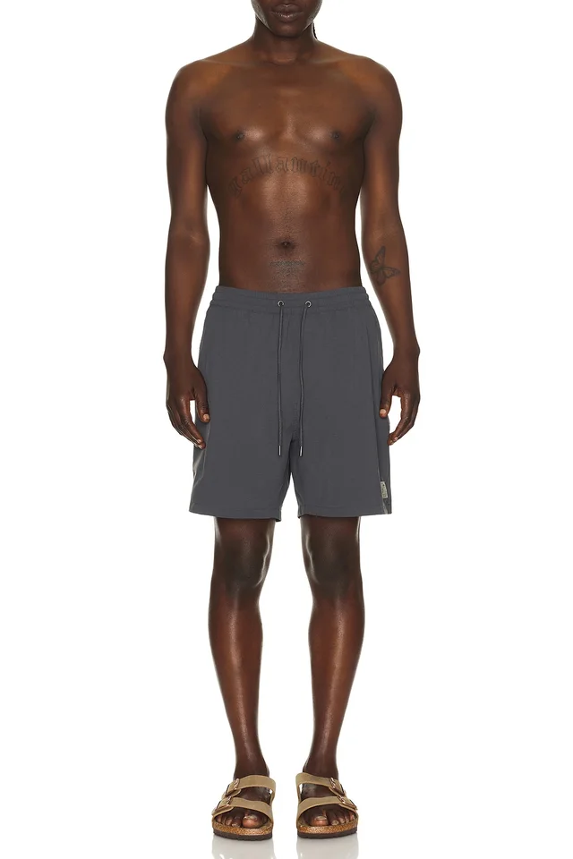Marine Layer 6" Lined Sport & Swim Short in Asphalt, photo 3 of 5 from REVOLVE (Canada)