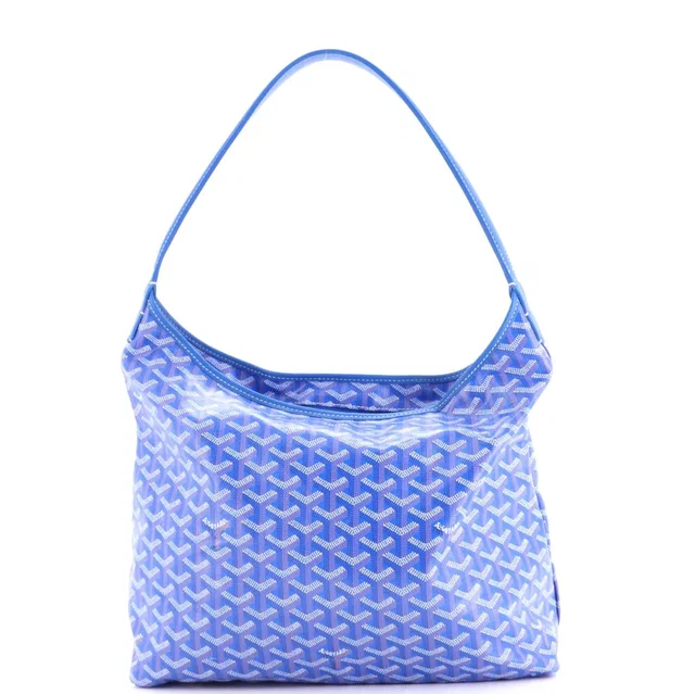 Goyard Boheme Hobo Coated Canvas in blue Coated canvas from Rebag