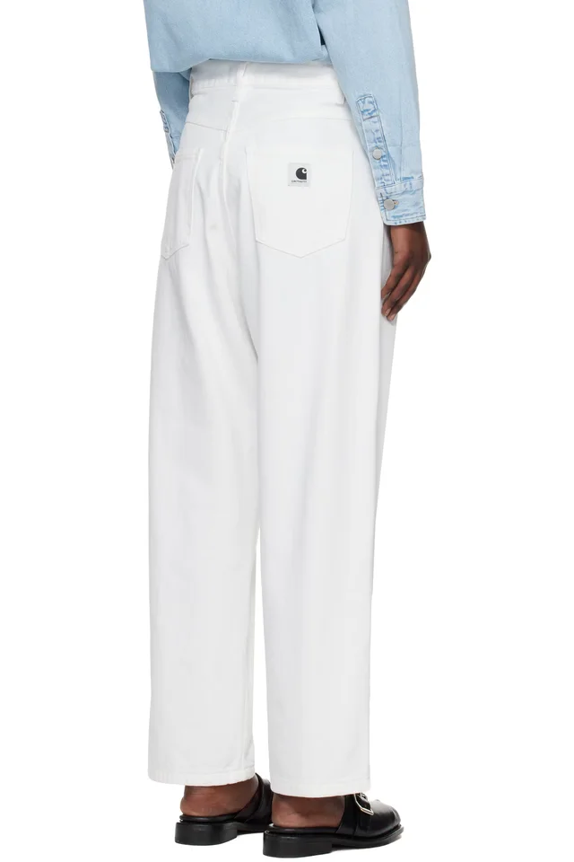 Carhartt Work In Progress White Brandon Jeans, photo 3 of 4 from SSENSE
