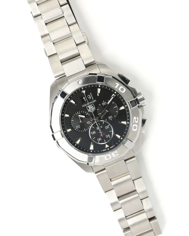TAG Heuer Aquaracer Chronograph 43mm Quartz Watch from A Retro Tale