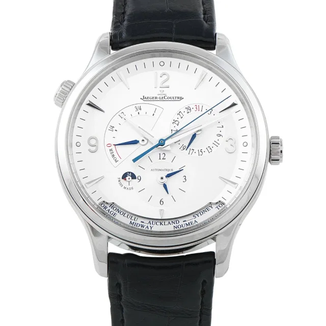 Jaeger-LeCoultre Master Control Geographic Watch in multicolor Leather from The RealReal