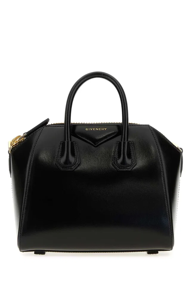 Givenchy Antigona Top Handle Bag — Black in Black Calfskin from HEWI