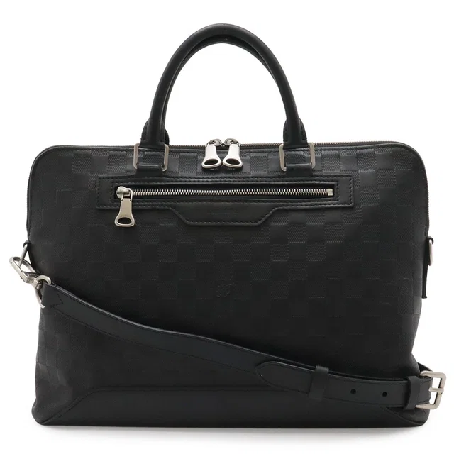Louis Vuitton Damier Infini Avenue Briefcase Business 2-Way Shoulder Bag Onyx in Leather from The Reluxe