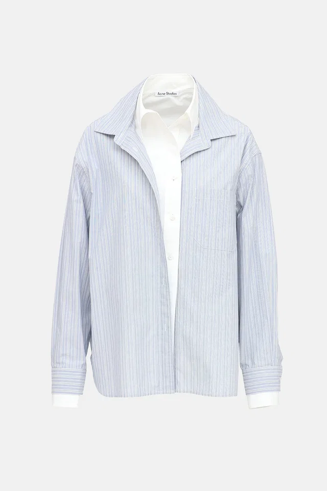 Acne Studios Layered Button Up Shirt from VSP Consignment