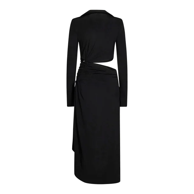 Off White Cut Out Midi Dress, photo 3 of 5 from Balardi