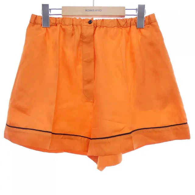 Prada Shorts Orange in Orange Silk from The Reluxe