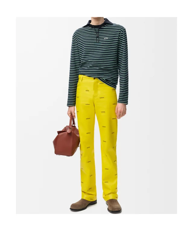 Loewe Long-sleeved cotton French terry polo shirt, photo 3 of 3 from SENSER