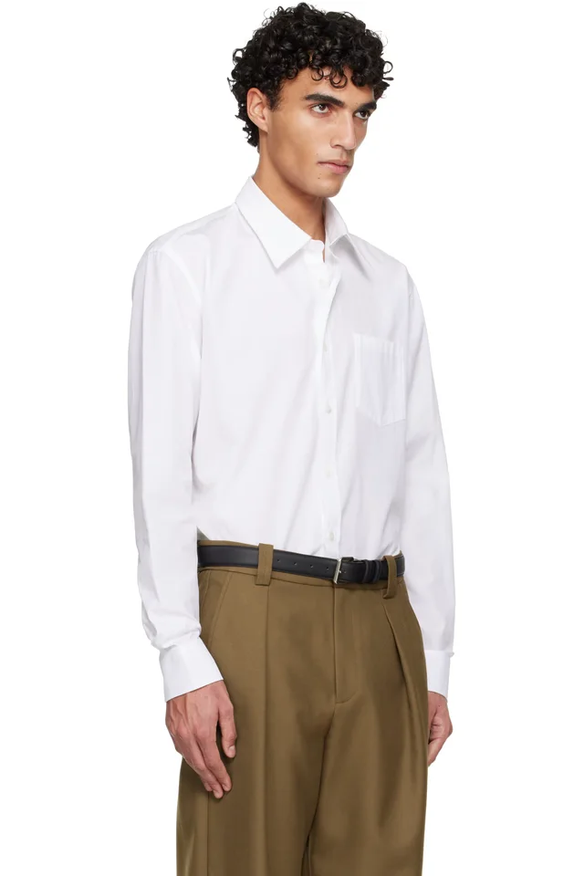 A.P.C. White Owen Shirt, photo 2 of 3 from SSENSE