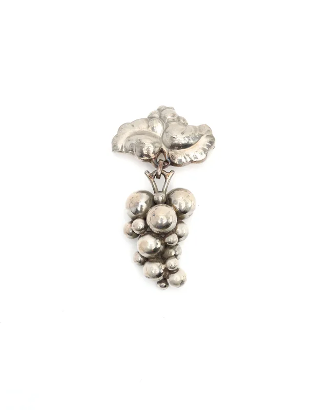 Georg Jensen Moonlight Grapes Brooch from A Retro Tale
