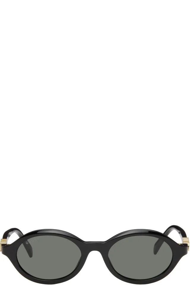 Black Round Frame Sunglasses