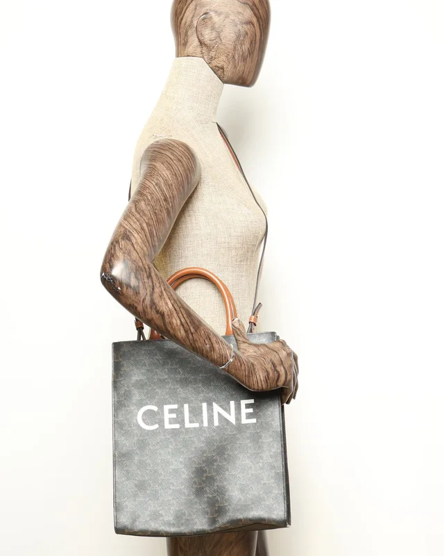 Celine Small Triomphe Vertical Cabas Tote Bag from A Retro Tale, photo 8 of 8